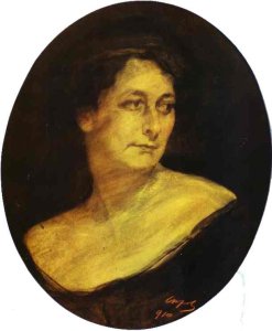 Portrait Of Anna Staal 1910