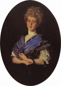 Portrait Of Elisaveta Karzinkina 1906