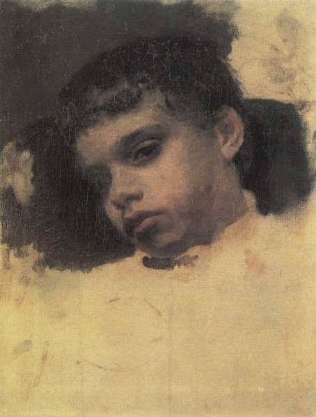 Portrait Of Kolya (Nikolay) Simonovich 1880