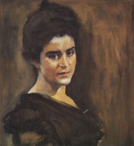 Portrait Of Sophia Dragomirove Lukomskaya 1900