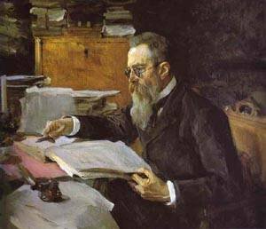 Portrait Of The Composer Nikolay Rimsky Korsakov 1898