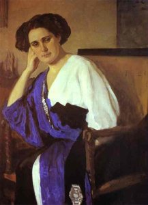 Portrait Of Yelena Oliv 1909