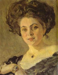 Portrait Of Yevdokia Morozova 1908