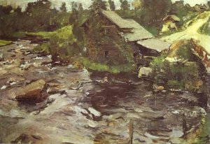 Watermill In Finland 1902