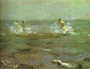 Bathing Of A Horse Detail 1905