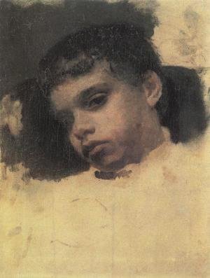 Valentin Aleksandrovich Serov - Portrait Of Kolya (Nikolay) Simonovich 1880